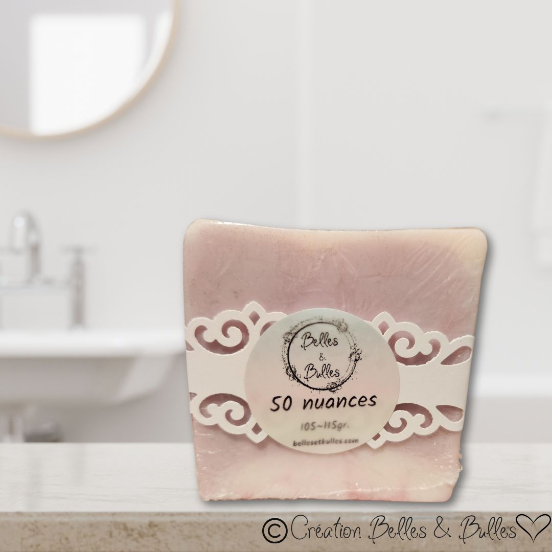 50 Nuances – Savon artisanal unisexe, parfum envoûtant