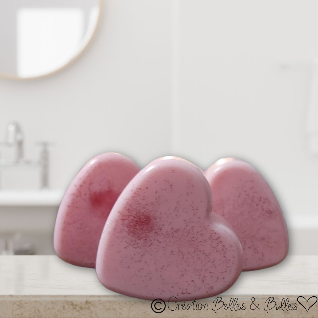 Bloom & Love – Savon cœur parfum floral et musqué