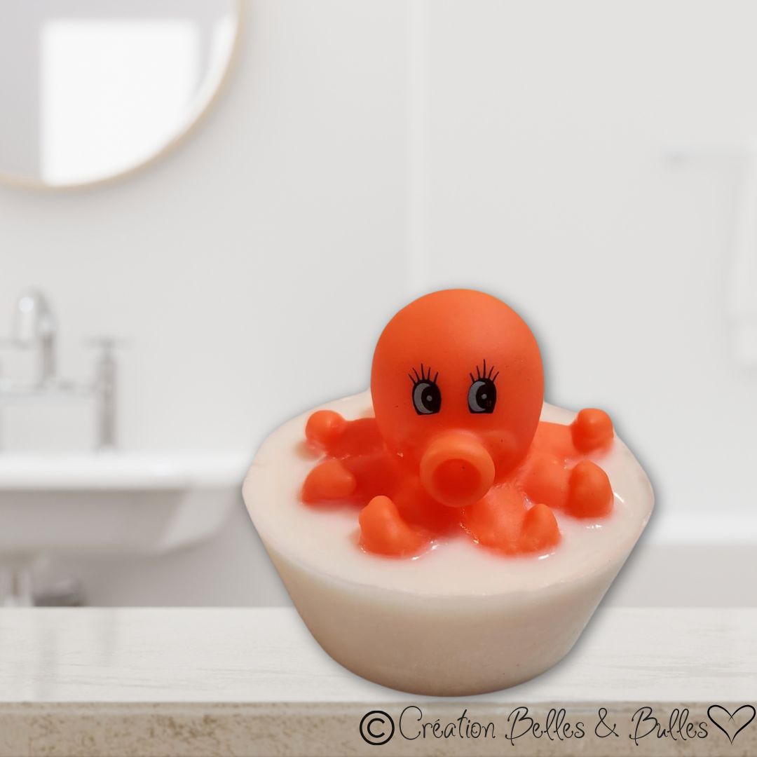 Savon Jouet Flottant Douceur Bébé – Savon enfant avec jouet bain flottant