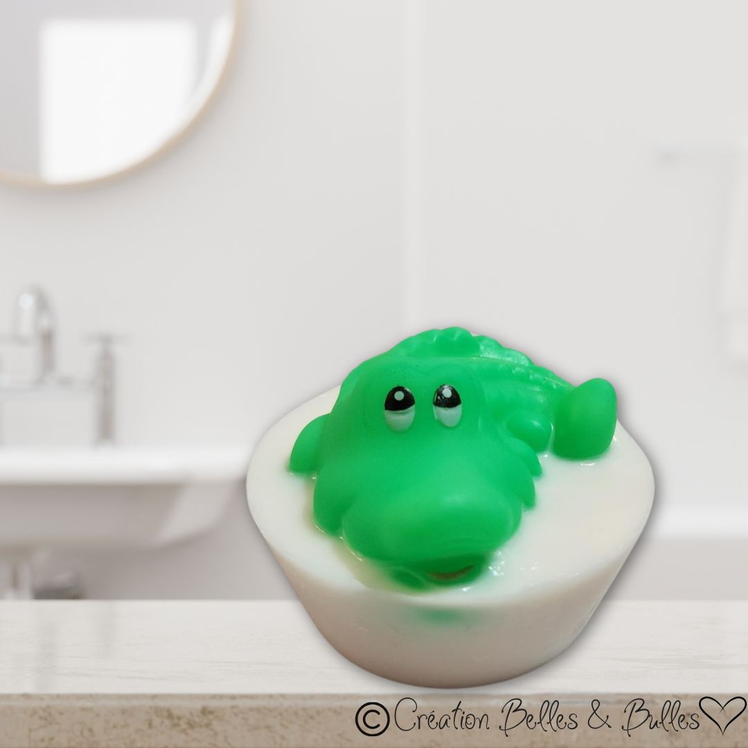 Savon Jouet Flottant Douceur Bébé – Savon enfant avec jouet bain flottant