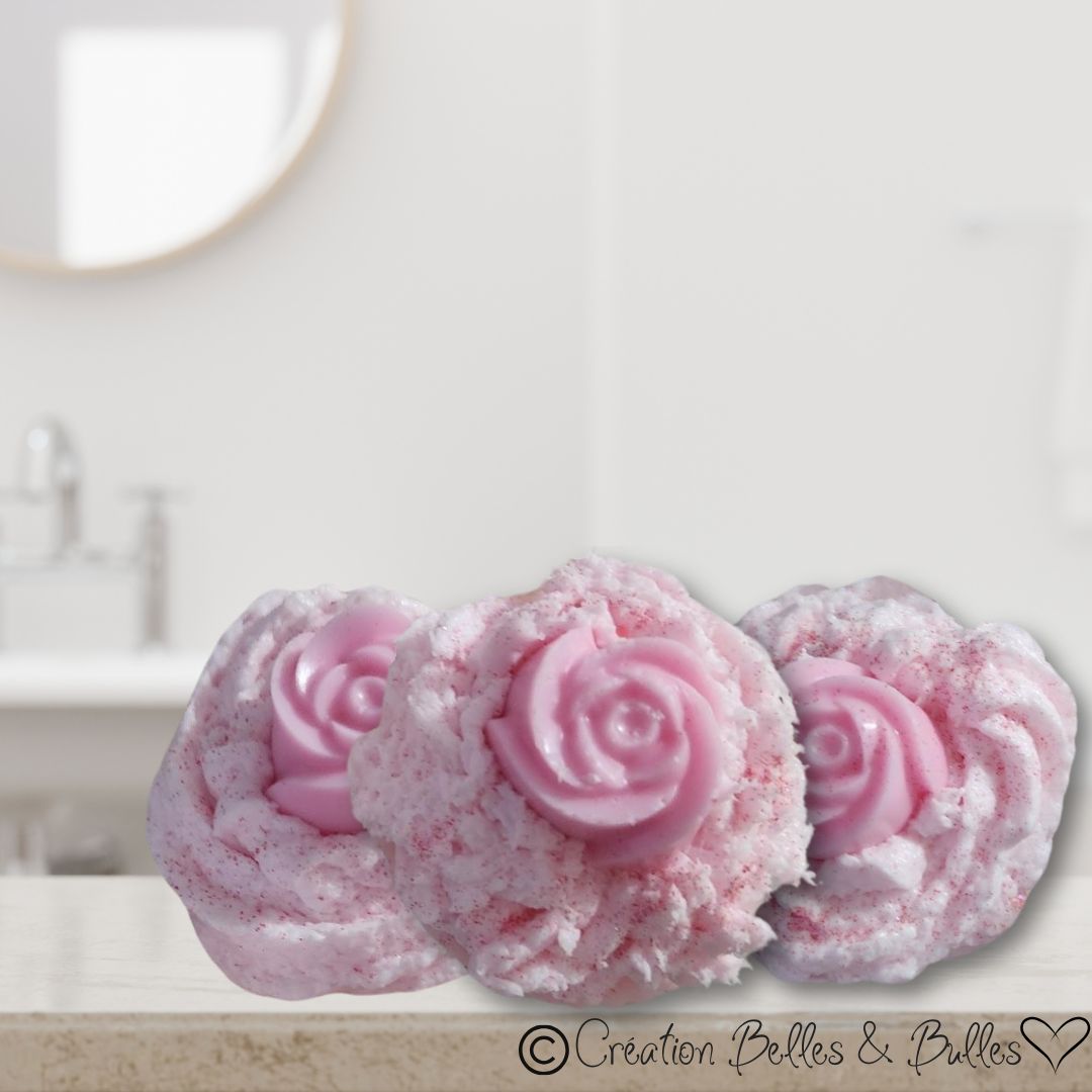 Cupcake Fraise Fouettée – Savon gourmand au parfum fruité