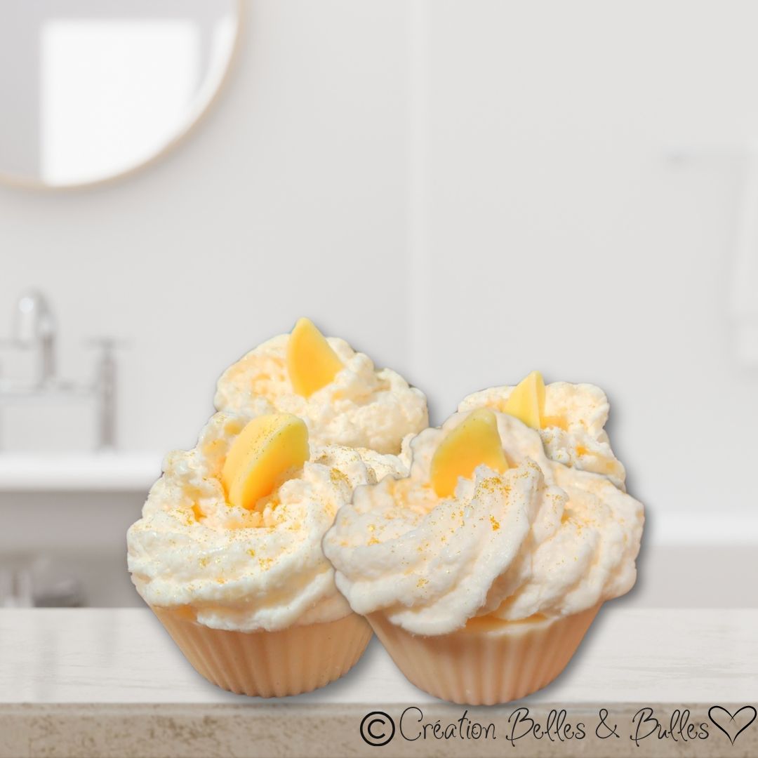 Cupcake Orangeade Crémeuse – Savon gourmand parfumé à l’orange vanillée
