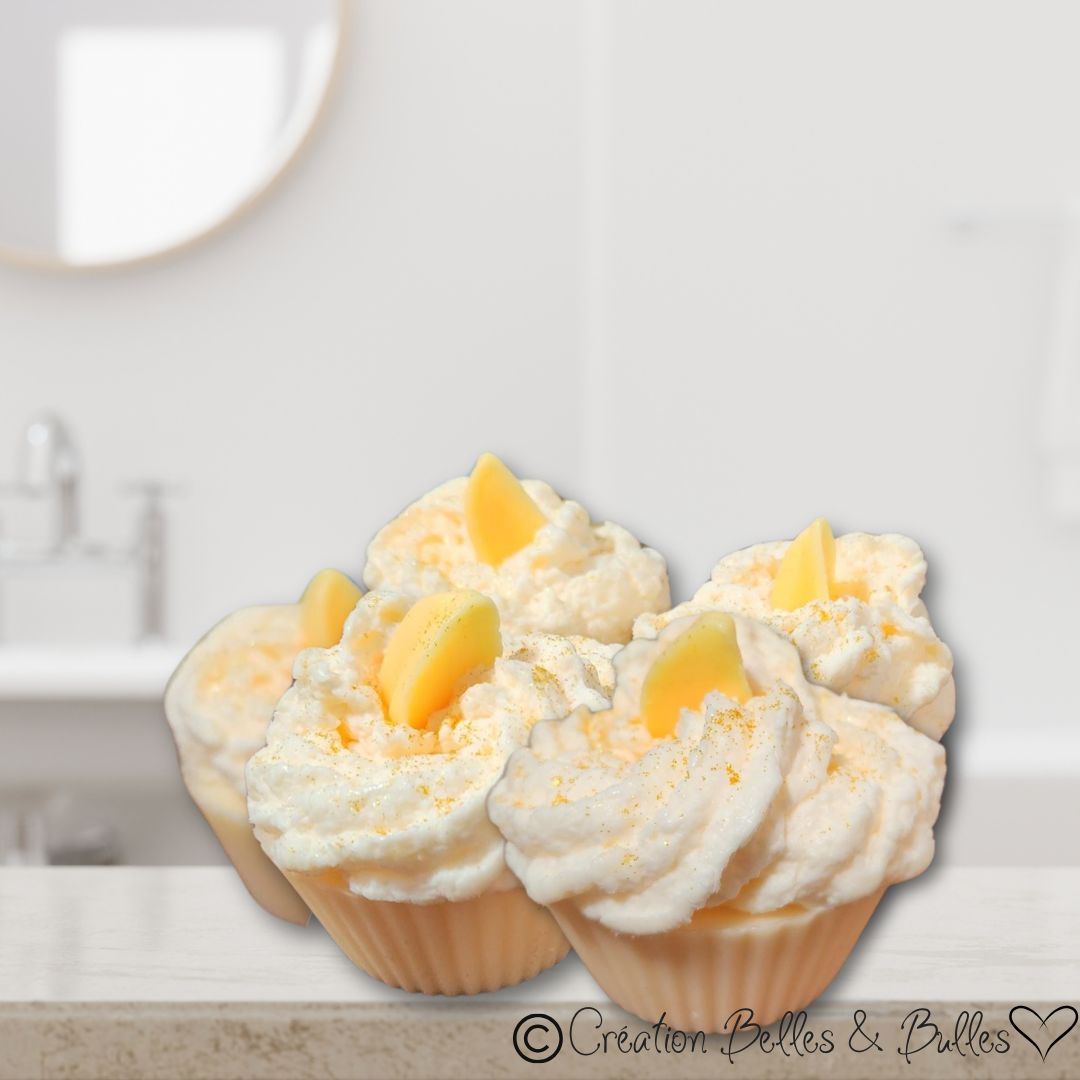 Cupcake Orangeade Crémeuse – Savon gourmand parfumé à l’orange vanillée