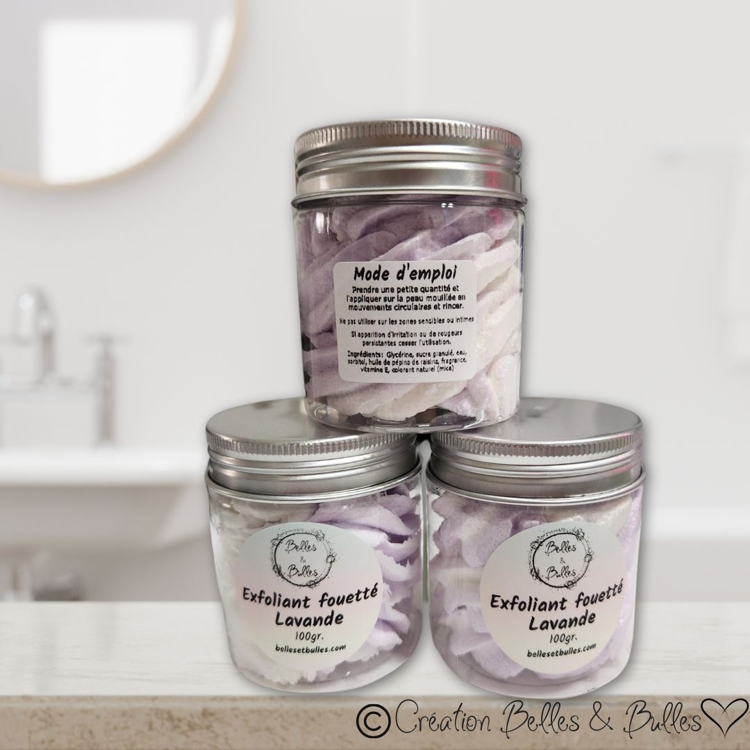 Exfoliant Fouetté Lavande Enivrante – Soin 2 en 1 apaisant et doux