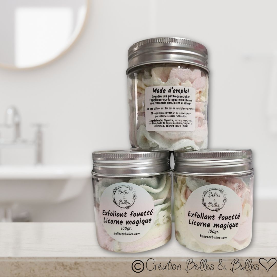 Exfoliant Fouetté Licorne Magique – Soin doux et parfum féérique