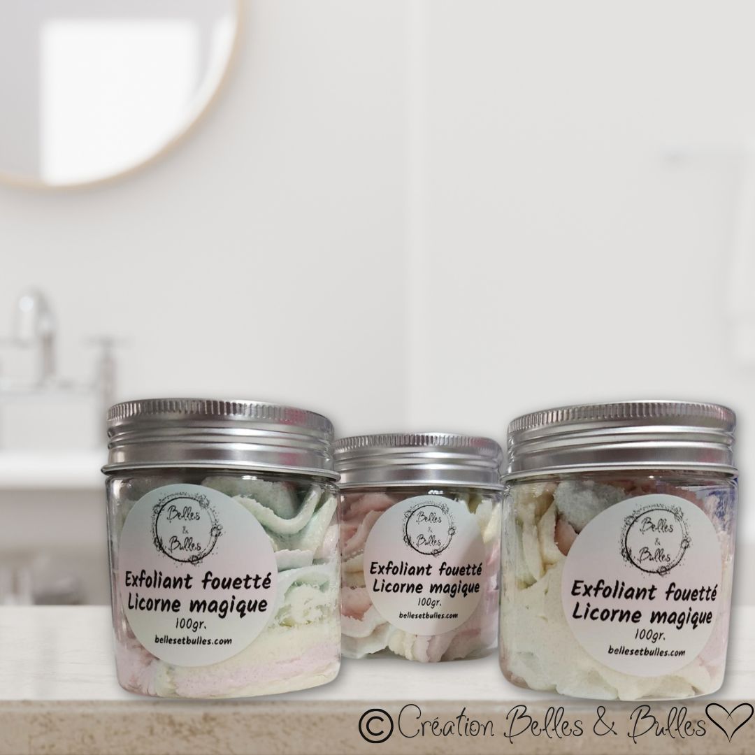 Exfoliant Fouetté Licorne Magique – Soin doux et parfum féérique