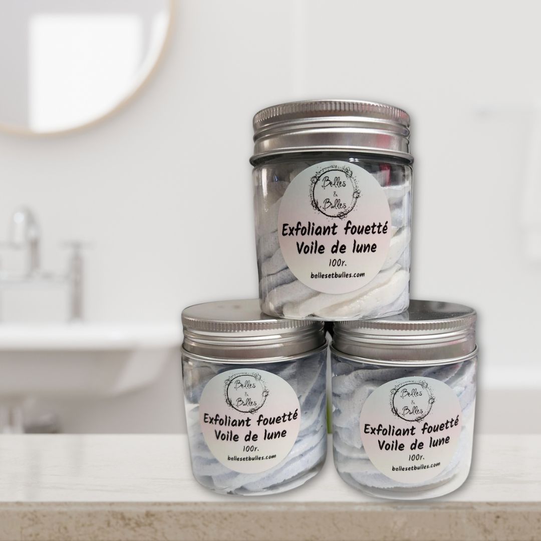 Exfoliant Fouetté Voile de Lune – Soin 2 en 1 exfoliant et parfumé