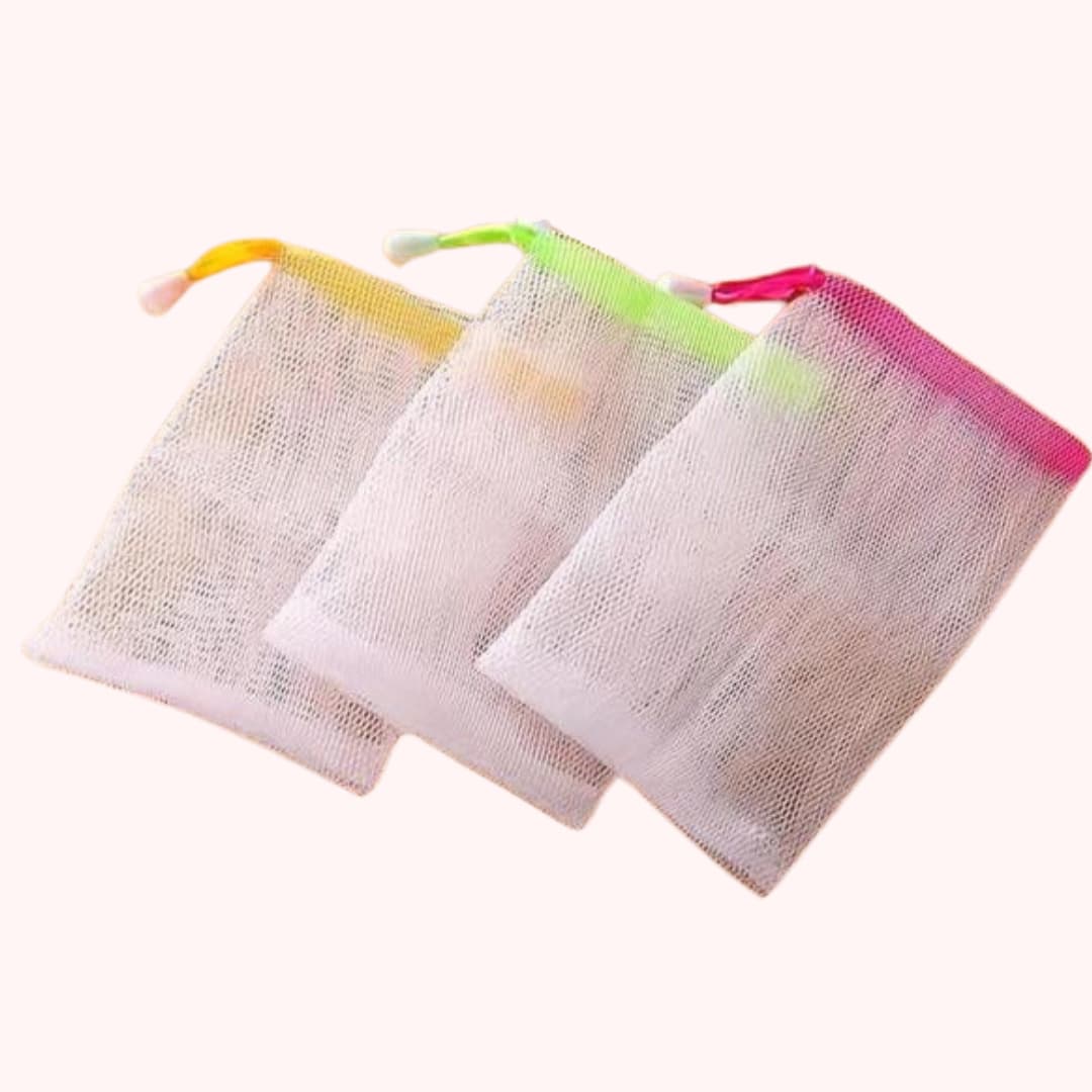 Porte Savon Filet Exfoliant – Accessoire 2 en 1 pour peau douce et éclatante