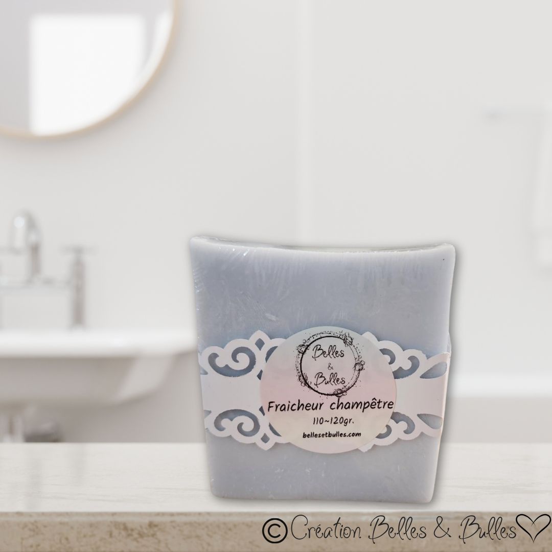 Fraîcheur Champêtre – Savon parfumé à l'air pur et notes végétales
