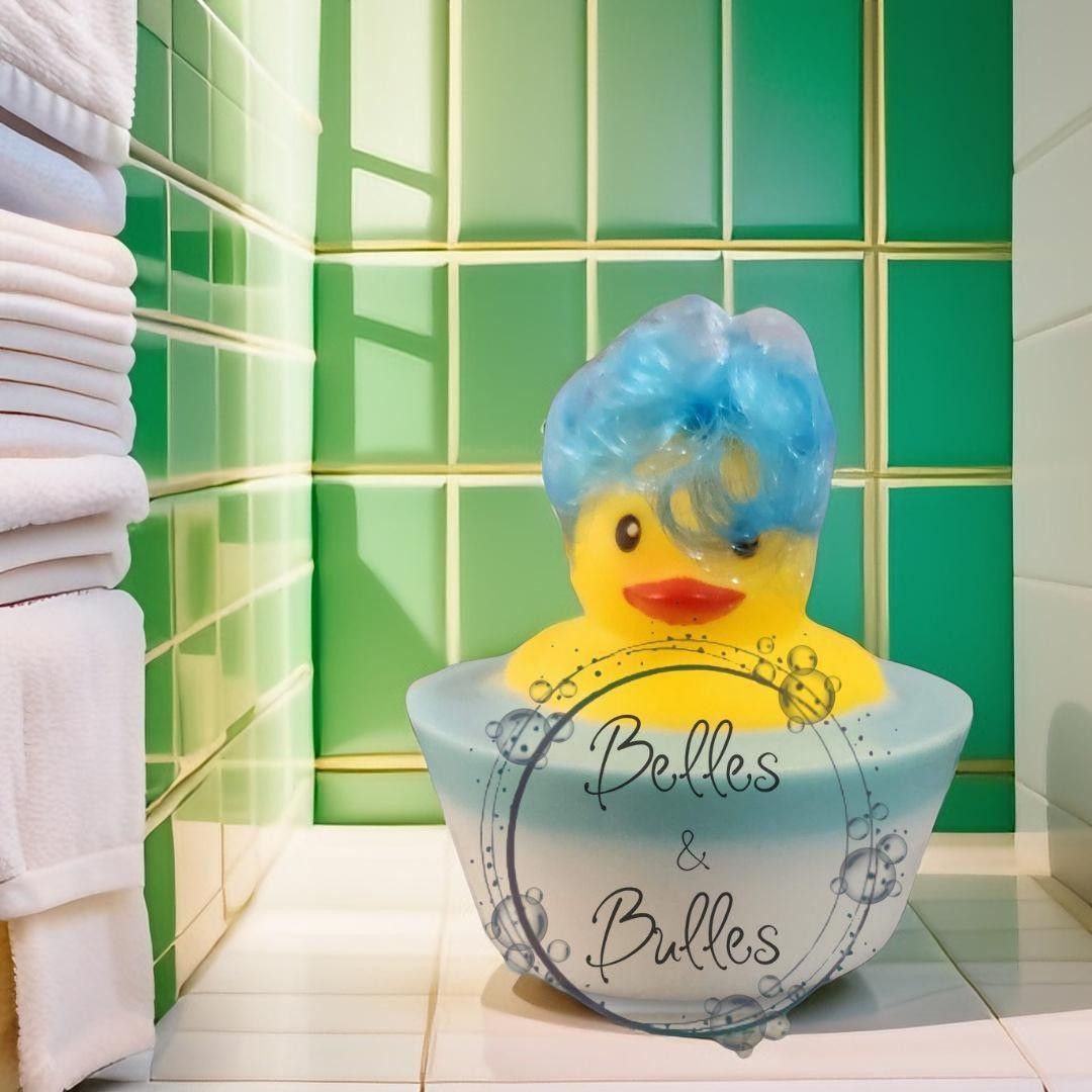 Savon Jouet Flottant Douceur Bébé – Savon enfant avec jouet bain flottant