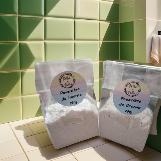 Poussières de Bain – Poudre moussante surprise pour un bain féerique