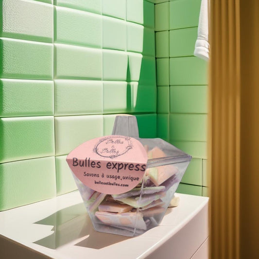 Minis savons Bulles Express – Savons à usage unique pratiques & ludiques