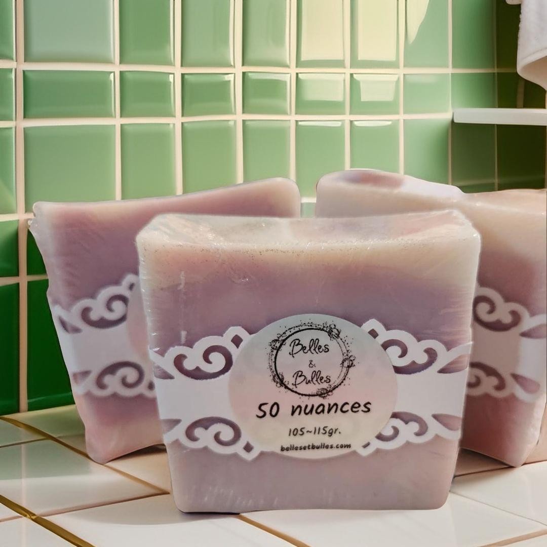 50 Nuances – Savon artisanal unisexe, parfum envoûtant