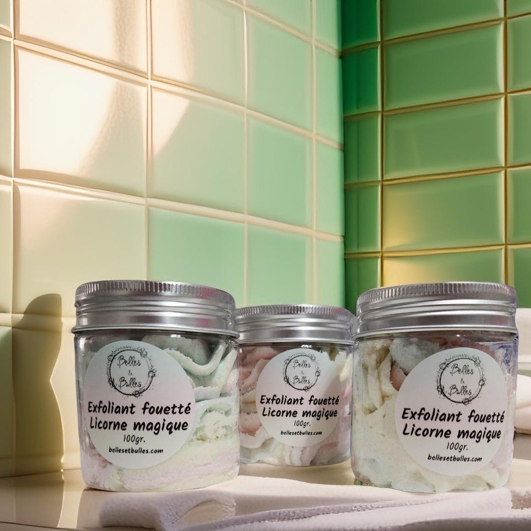 Exfoliant Fouetté Licorne Magique – Soin doux et parfum féérique