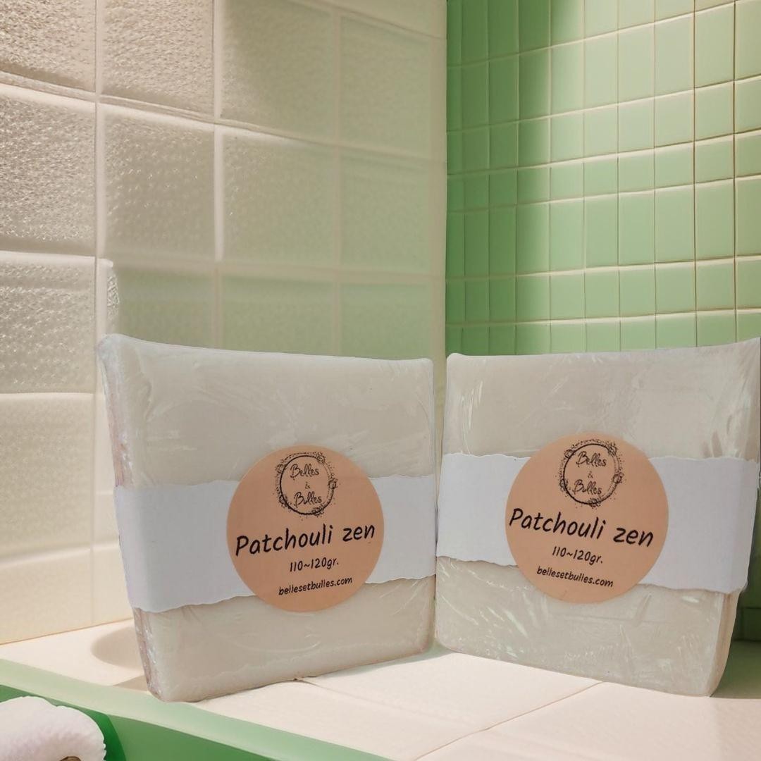 Patchouli Zen – Savon apaisant pour peaux sensibles au parfum naturel