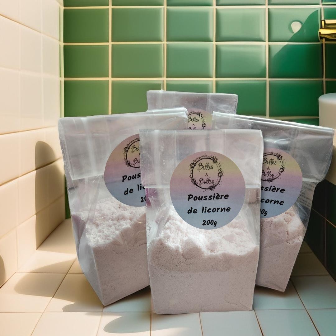 Poussières de Bain – Poudre moussante surprise pour un bain féerique