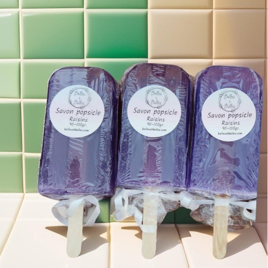 Popsicle Fruité – Savon en forme de sucette glacée aux fruits juteux