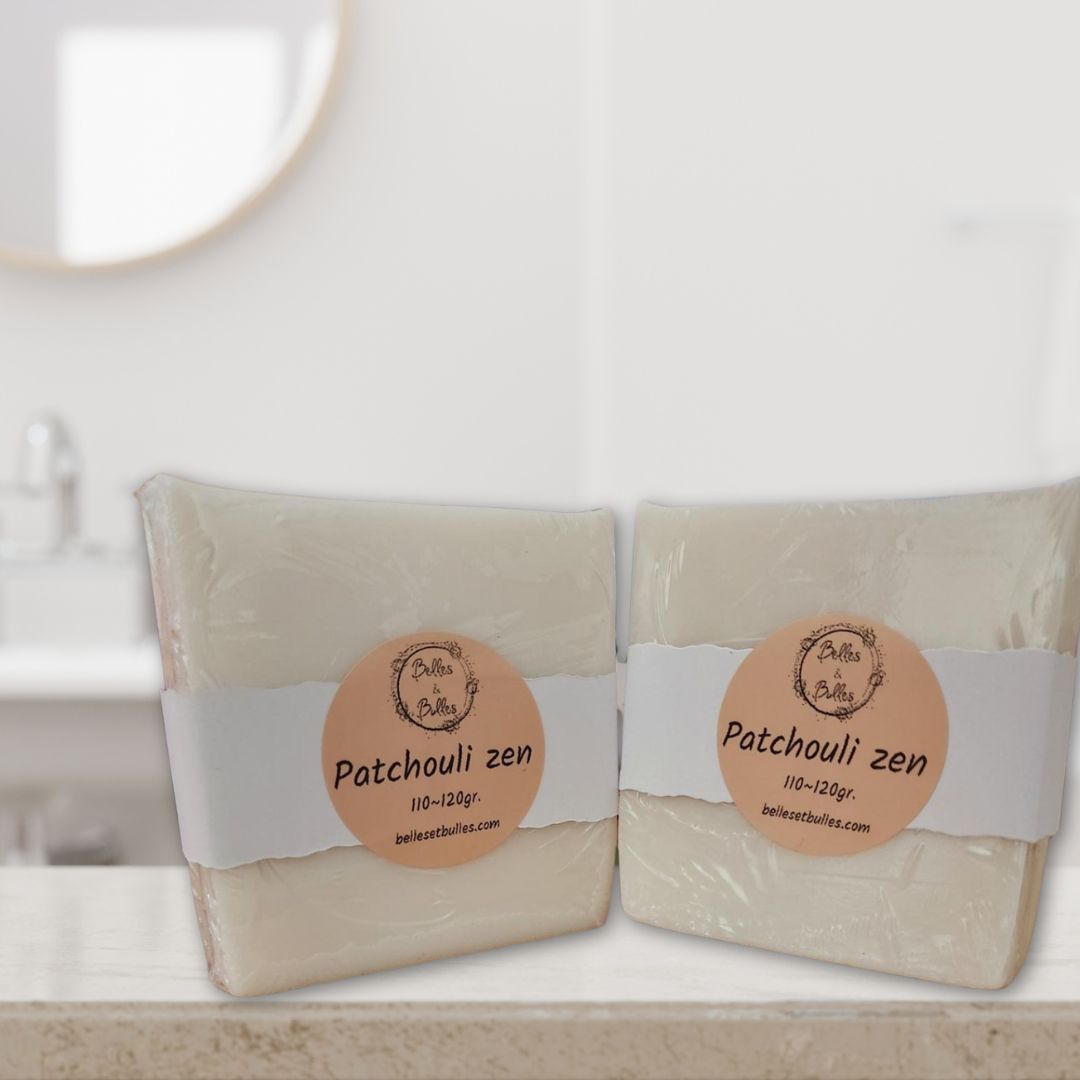Patchouli Zen – Savon apaisant pour peaux sensibles au parfum naturel