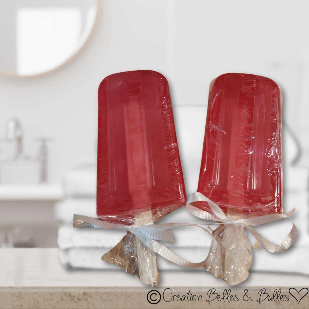 Popsicle Fruité – Savon en forme de sucette glacée aux fruits juteux