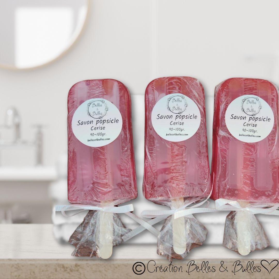 Popsicle Fruité – Savon en forme de sucette glacée aux fruits juteux
