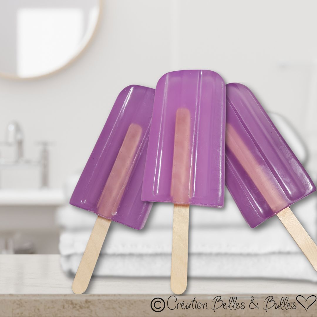 Popsicle Fruité – Savon en forme de sucette glacée aux fruits juteux