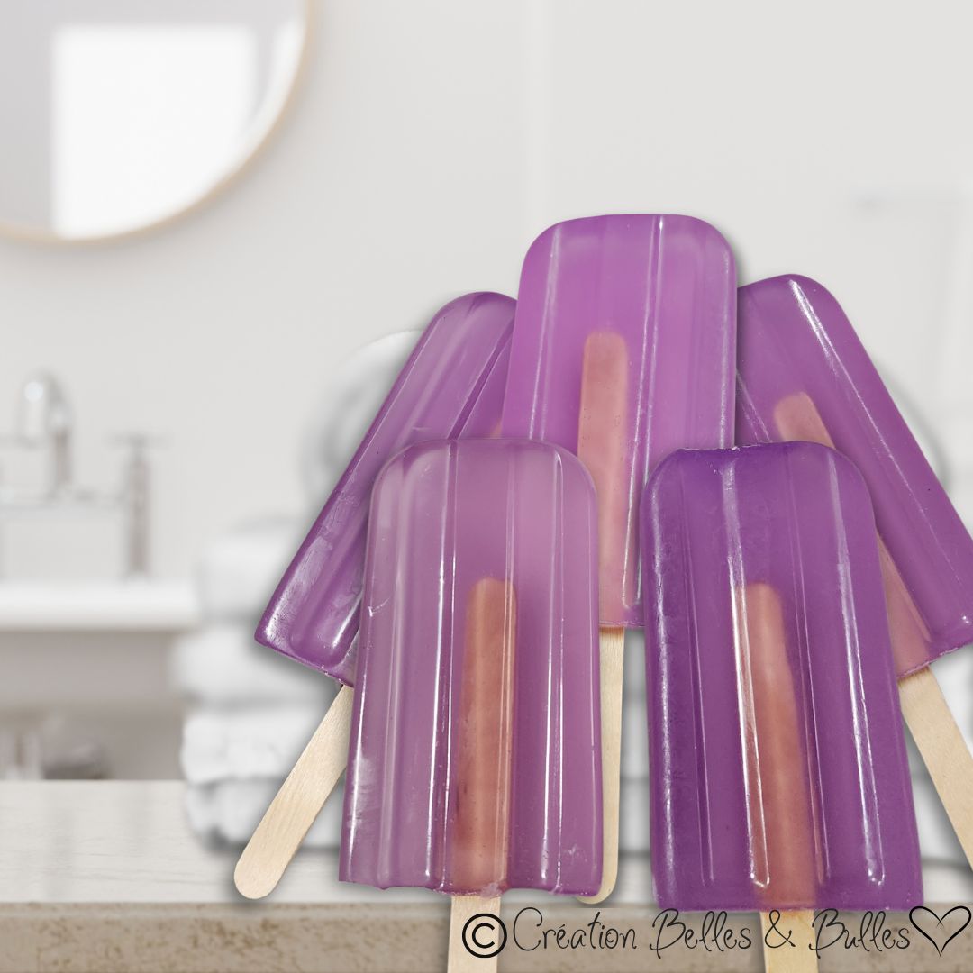 Popsicle Fruité – Savon en forme de sucette glacée aux fruits juteux