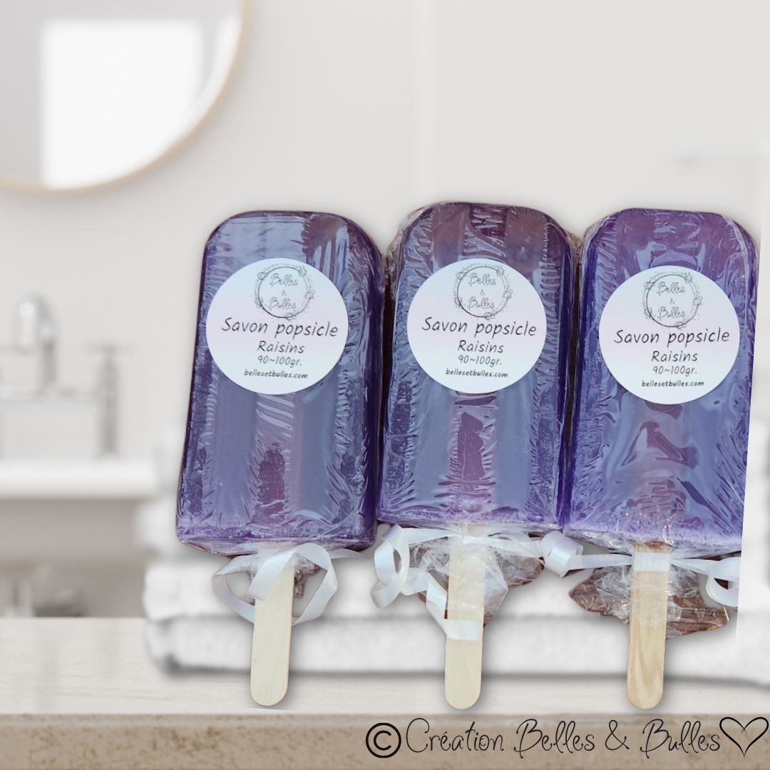 Popsicle Fruité – Savon en forme de sucette glacée aux fruits juteux