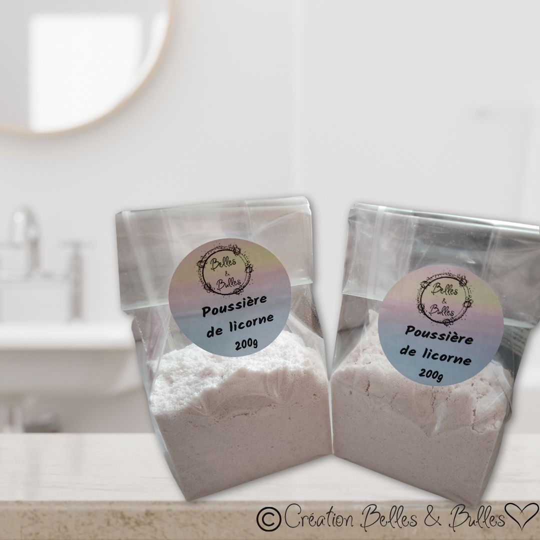 Poussières de Bain – Poudre moussante surprise pour un bain féerique