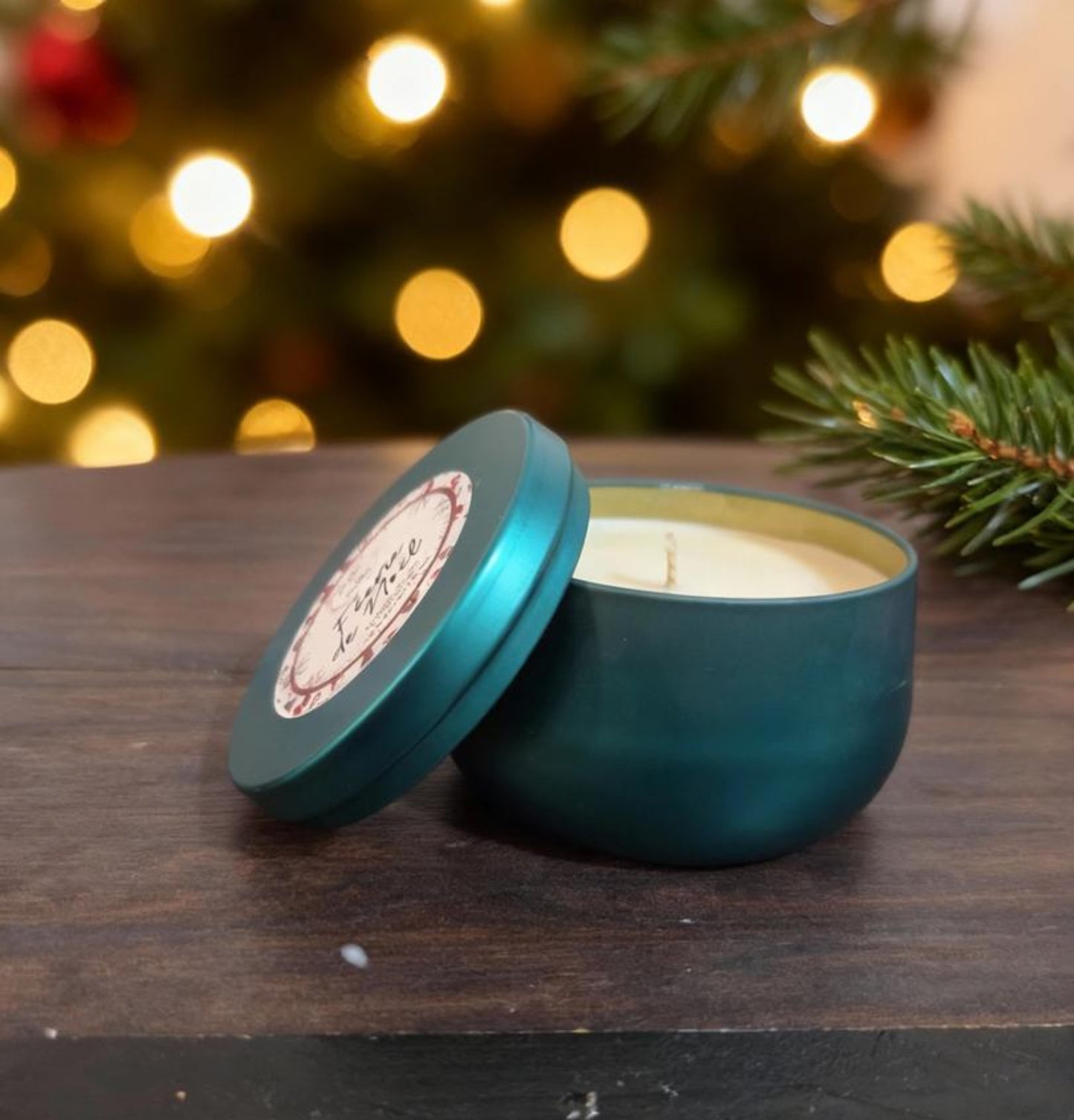 Chandelle Féérie de Noël – Sapin et Magie Festive