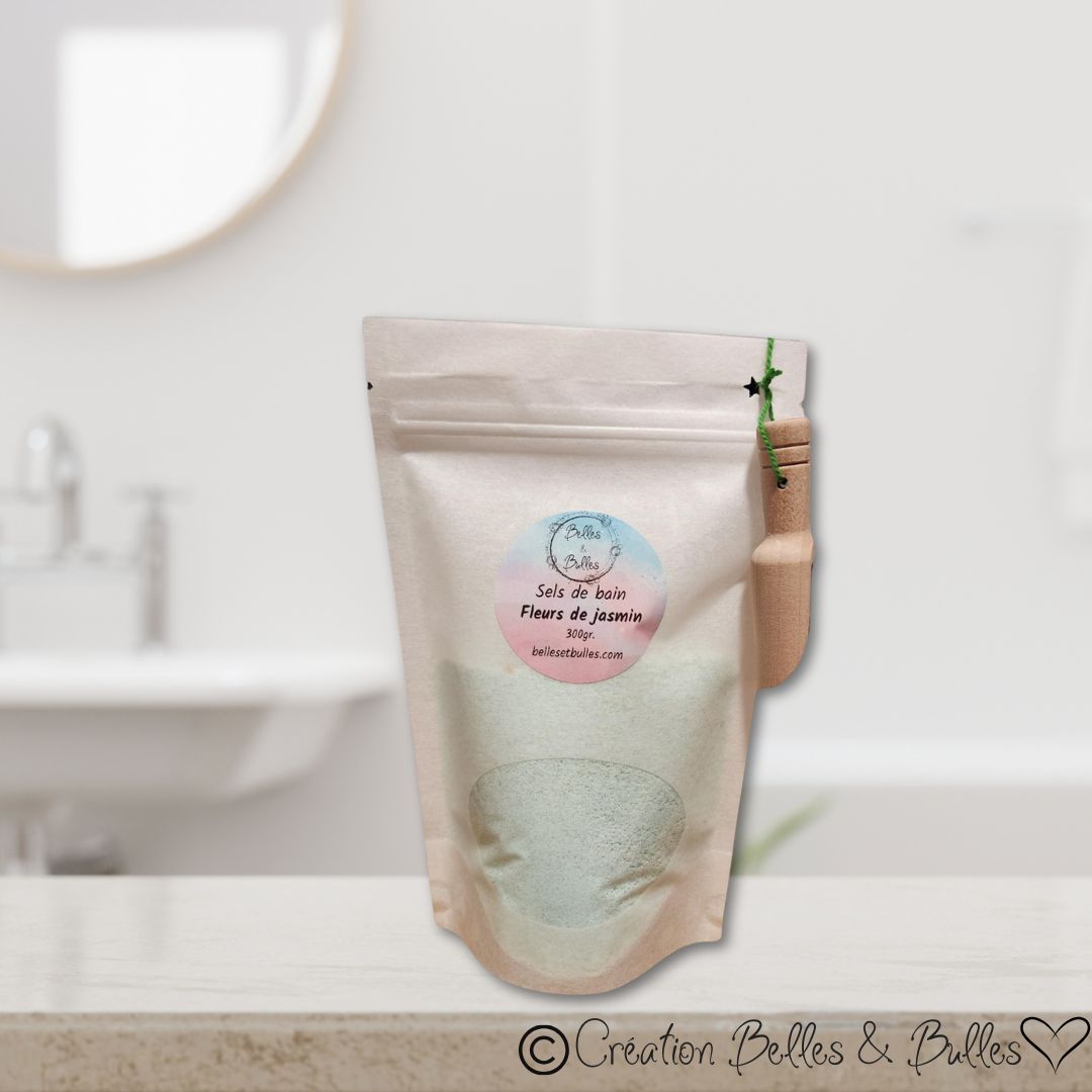 Sels de Bain Fleurs de Jasmin – Rituel luxueux parfumé au jasmin