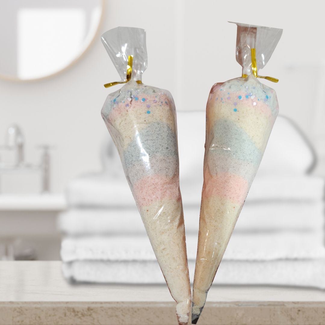 Sels de Bain Licorne Magique – Bain luxueux aux couleurs pastel et parfum envoûtant