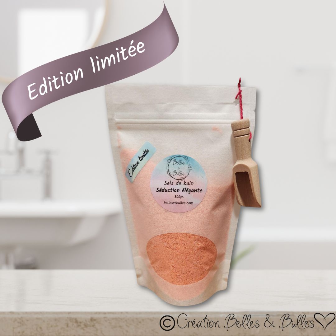 Sels de Bain Séduction Élégante – Parfum raffiné aux notes florales et agrumes