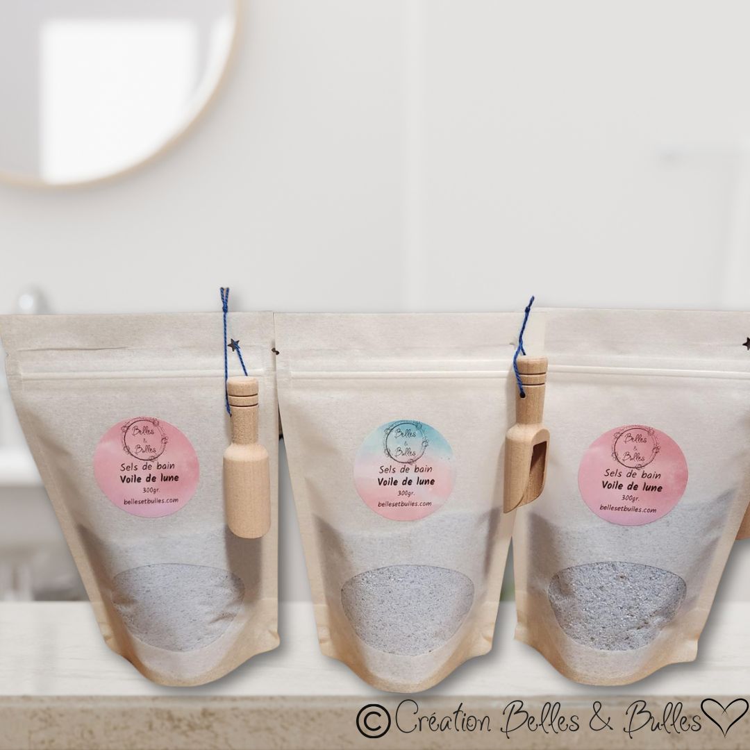 Sels de Bain Voile de Lune – Détente céleste parfumée et apaisante