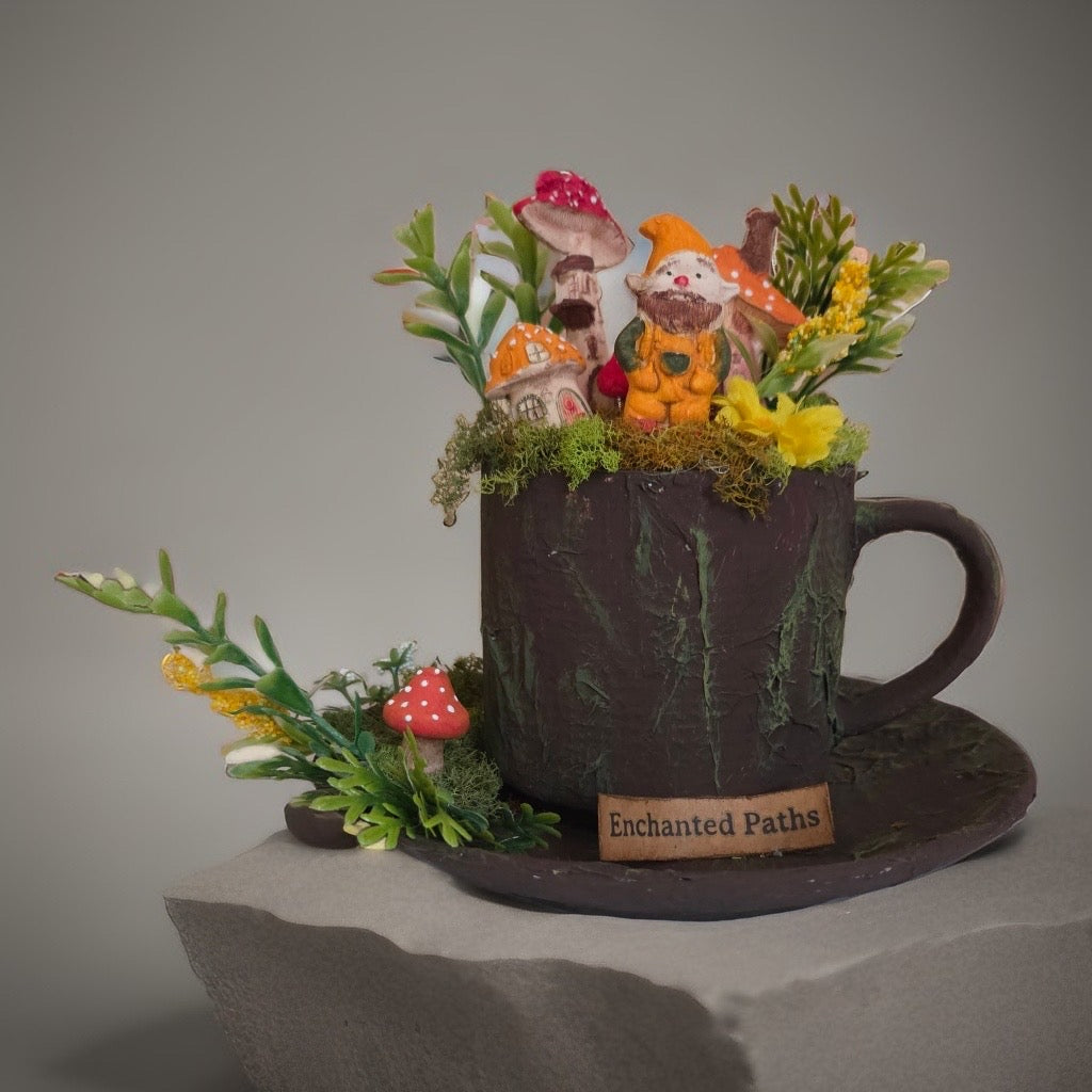 Tasse Art Altéré Créatures des Bois – Écrin Unique Secrets de la Forêt