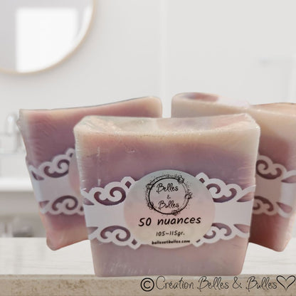 50 Nuances – Savon artisanal unisexe, parfum envoûtant