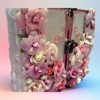 Album Souvenirs Interactif Écrin Fleuri – Création Unique Magnifique