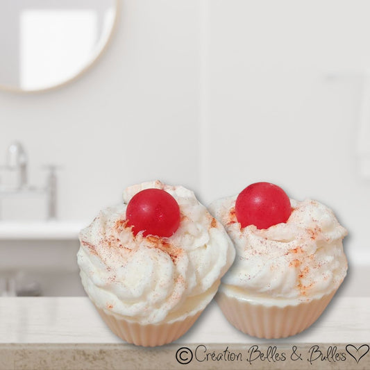Cupcake Festif – Savon fouetté gourmand et parfum vanillé