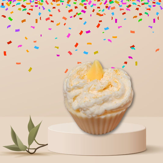 Cupcake orange crémeuse