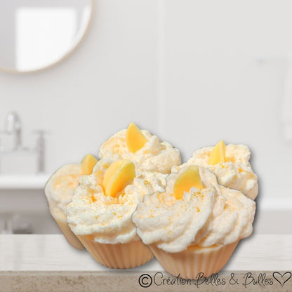 Cupcake Orangeade Crémeuse – Savon gourmand parfumé à l’orange vanillée