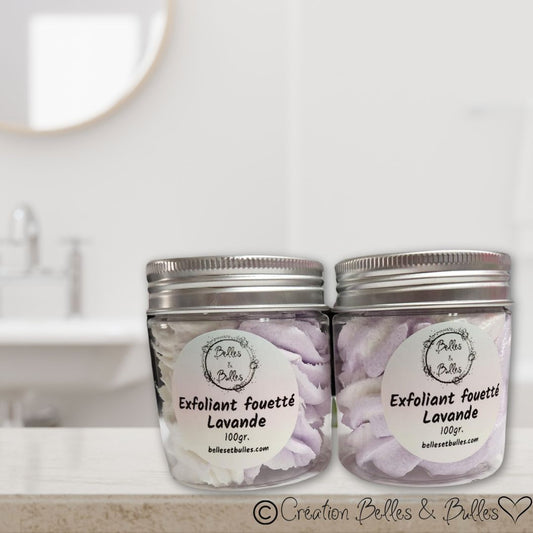 Exfoliant Fouetté Lavande Enivrante – Soin 2 en 1 apaisant et doux