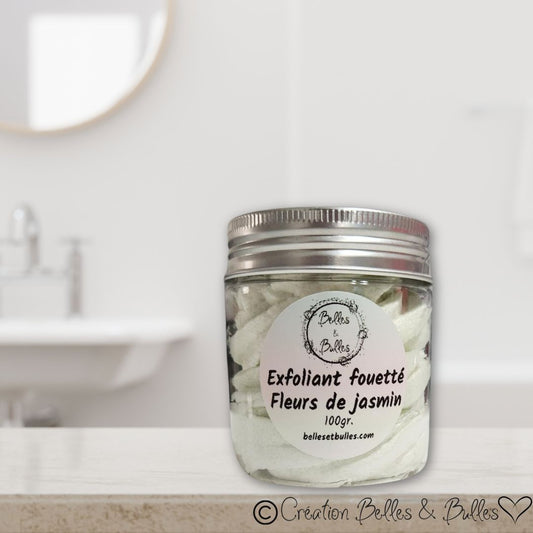 Exfoliant Fouetté Fleurs de Jasmin – Soin 2 en 1 délicat et parfumé