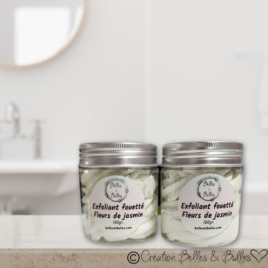 Exfoliant Fouetté Fleurs de Jasmin – Soin 2 en 1 délicat et parfumé