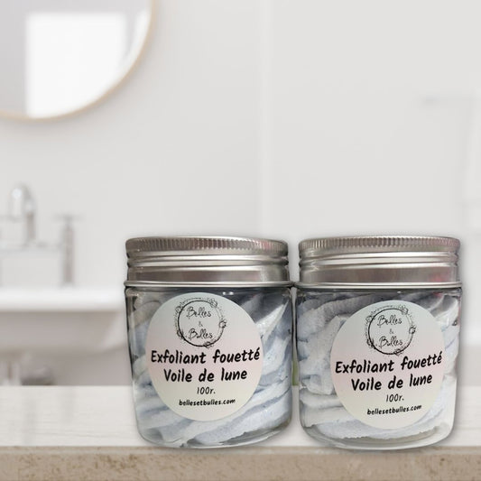 Exfoliant Fouetté Voile de Lune – Soin 2 en 1 exfoliant et parfumé