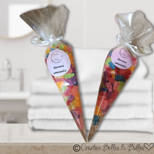 Oursons Amusants – Minis savons gourmands en forme de bonbons gummies