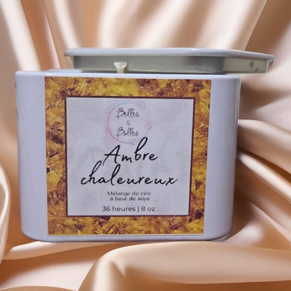 Chandelle Ambre Chaleureux – Luxe et Confort Doré