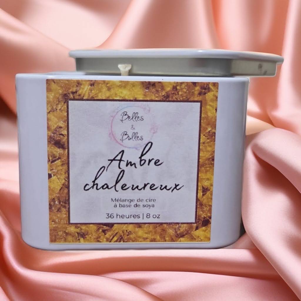Chandelle Ambre Chaleureux – Luxe et Confort Doré