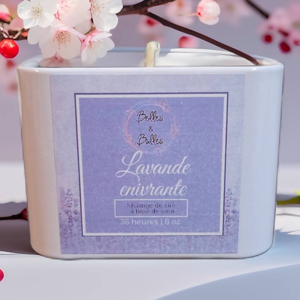 Chandelle Lavande enivrante - Détente et luxe