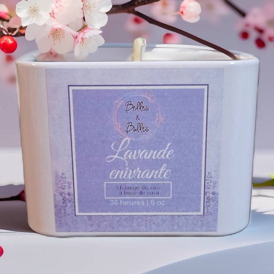 Chandelle Lavande enivrante - Détente et luxe