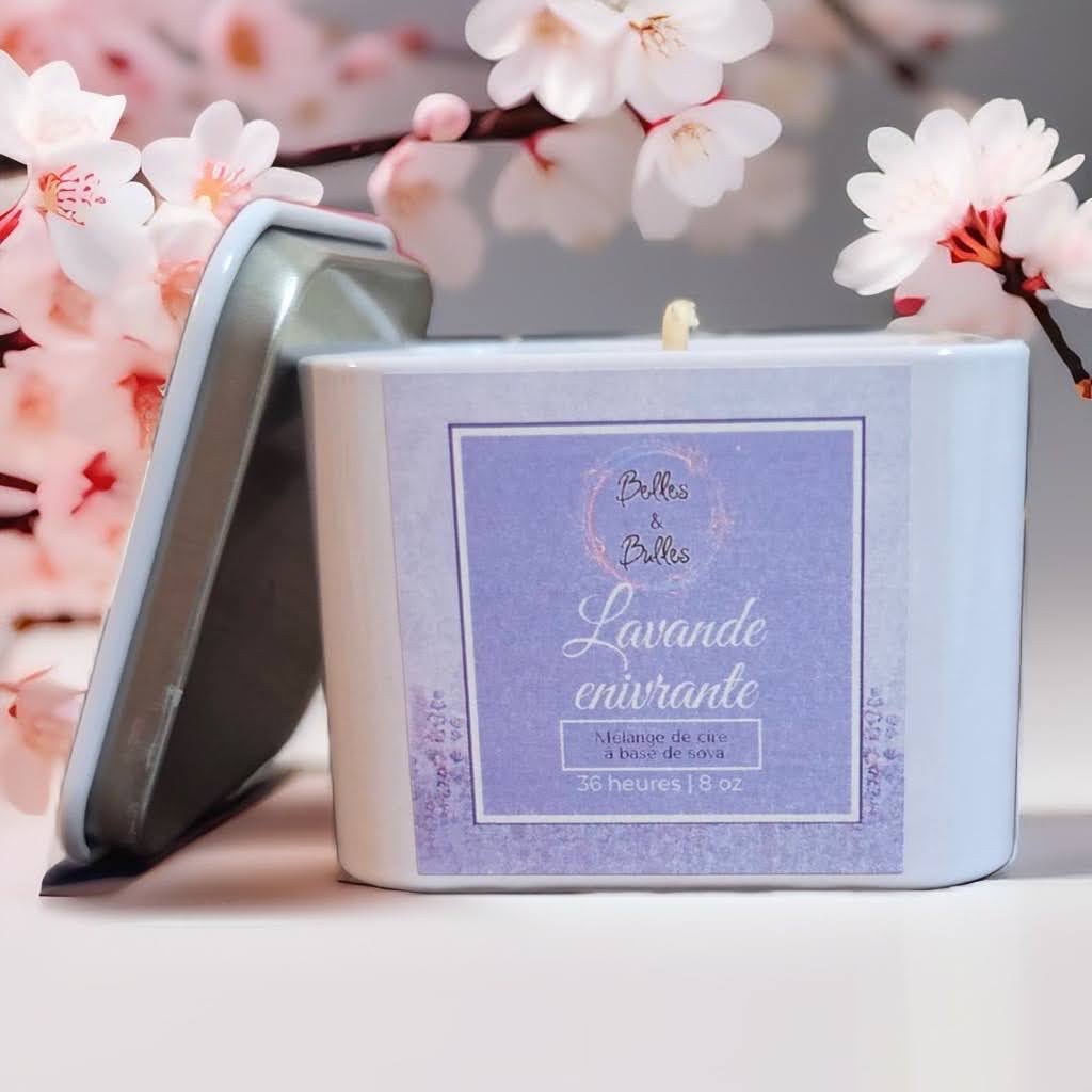 Chandelle Lavande enivrante - Détente et luxe
