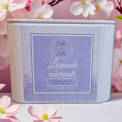 Chandelle Lavande enivrante - Détente et luxe